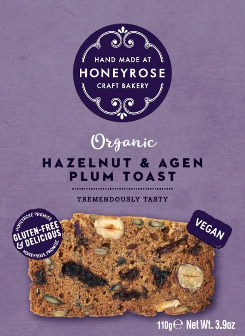 HONEYROSE BAKERY – Hazelnut & Agen Plum Toast